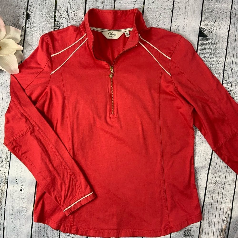 CLOVER by Bobby Jones 1/4 zip pullover